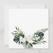 Bohemische COUPLE DUSCHE Einladung (Rückseite)