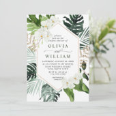 Bohemische COUPLE DUSCHE Einladung (Stehend Vorderseite)