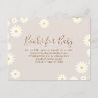 Bohemische Daisy Floral Books für Baby Postcard