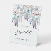 Bohemische Dreamcatcher Babys sind eine Sweet Baby Sockelschild (Vorderseite)