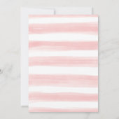 Bohemische Dreamcatcher Navy Blush Gold Baby Dusch Einladung (Rückseite)