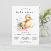 Bohemische Ducksäulendusche Einladung (Stehend Vorderseite)