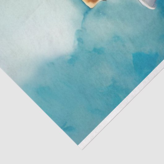 Bohemische eklektische Giraffe Seidenpapier (Ausschnitt)