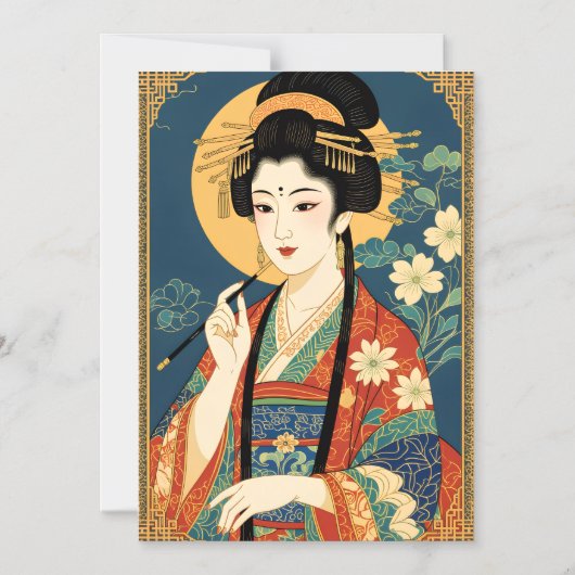 "Bohemische Eleganz | Einmalige Einladung zur Hoch (Vorderseite)