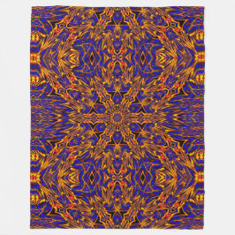 Bohemische elektrische Vergessenheit-Me-Nots 1 Blu Fleecedecke