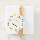 Bohemische erste Reise rund um die Sonne 1. Geburt Geschenkanhänger (Beispiel)