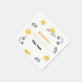 Bohemische erste Reise rund um die Sonne 1. Geburt Serviette (Ecke)