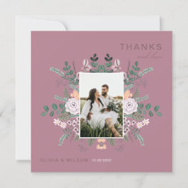 Bohemische Eukalyptus-Grüne Chic Floral vielen Dan Einladung