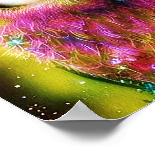 Bohemische Eule Poster (Ecke)