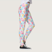 Bohemische Farbdreiecke Leggings (Rechts)