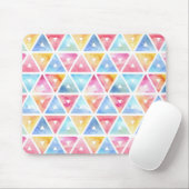 Bohemische Farbdreiecke Mousepad (Mit Mouse)