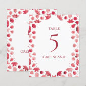 Bohemische Farbe - Tabellenname (Vorne/Hinten)