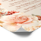 Bohemische, farbenfrohe Herbstgetränke Poster (Ecke)