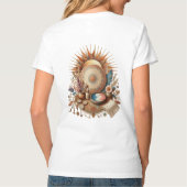 Bohemische Farbmischung, Blume und Dekoration T-Shirt (Rückseite)