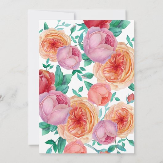 Bohemische fette Blumenzehen Einladung