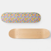 BOHEMISCHE FLORAL BLUME MÄDCHEN SKATEBOARD DECK (Horizontal)