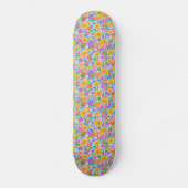 BOHEMISCHE FLORAL BLUME MÄDCHEN SKATEBOARD DECK (Vorderseite)
