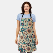 Bohemische FrühjahrsBlume Schürze (Getragen)