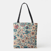 Bohemische FrühjahrsBlume Tasche (Rückseite)