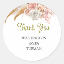 Bohemische Gastgeschenk Hochzeit Classic Round S