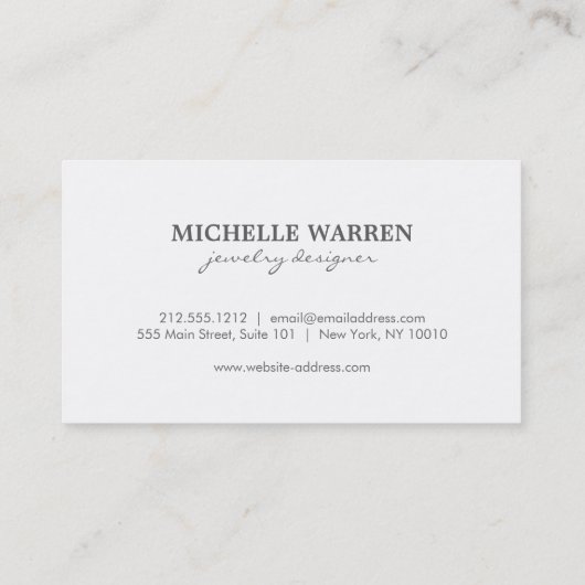 Bohemische Gold Antler Terminkarte (Rückseite)