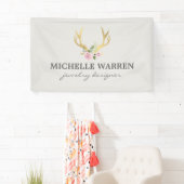 Bohemische Goldkläger mit Blume II Banner (Insitu)