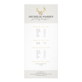 Bohemische Goldkläger mit Blume II Werbekarte