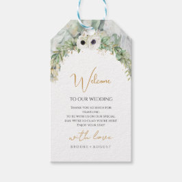 Bohemische Grünanlage Arch Sommer Garten Gold Geschenkanhänger