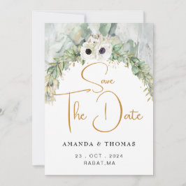 Bohemische Grünanlage Arch Sommer Garten Gold Save The Date