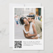 Bohemische Grüne Hochzeit mit eleganten Orchideen Einladung (Rückseite)