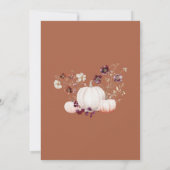 Bohemische Herbstdusche Einladung (Rückseite)