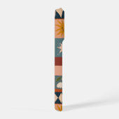 Bohemische Himmelskörper mit mystischen Symbolen iPhone Hülle (Rechte Seite)