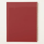 Bohemische Himmelskörper mit mystischen Symbolen Planer (Rückseite)