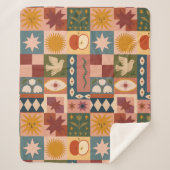 Bohemische Himmelskörper mit mystischen Symbolen Sherpadecke (Vorderseite)