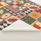 Bohemische Himmelskörper mit mystischen Symbolen Sherpadecke (3/4)