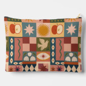 Bohemische Himmelskörper mit mystischen Symbolen Zubehörtasche (Rückseite)