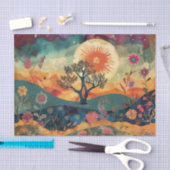 Bohemische Hippie-Dekoupage Seidenpapier (Handwerk)