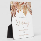 Bohemische Hochzeit Begrüßungseintritt Signature P Fotoplatte (Seite)