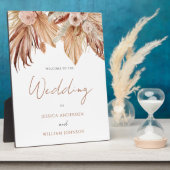 Bohemische Hochzeit Begrüßungseintritt Signature P Fotoplatte (Seite)