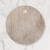 Bohemische Hochzeit der Wasserfarbenfrohen Hirschl Geschenkanhänger (Rückseite)