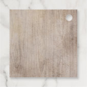 Bohemische Hochzeit der Wasserfarbenfrohen Hirschl Geschenkanhänger (Rückseite)