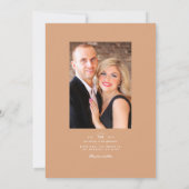 Bohemische Hochzeit des Ureinwohners American Drea Einladung (Rückseite)