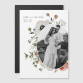 Bohemische Hochzeit im Herbst im Herbst speichern Magneteinladung (Vorne/Hinten)