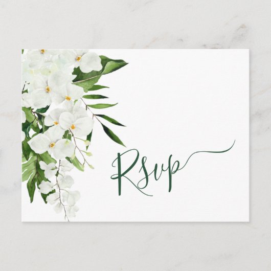 Bohemische Hochzeit-RSVP Postkarte (Vorderseite)