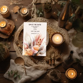 Bohemische Hochzeit von Pampas Save The Date