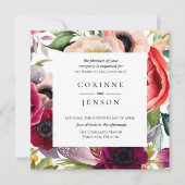 Bohemische Hochzeitseinladung Einladung (Vorderseite)