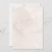 Bohemische Hochzeitsfeier mit Wasserfarben Einladung (Rückseite)