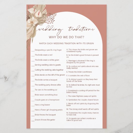 Bohemische Hochzeitstraditionen Brautparty (Vorderseite)