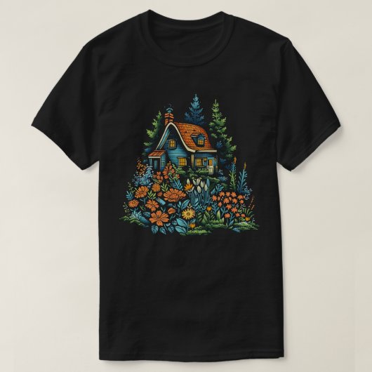 Bohemische Hütte T-Shirt (Design vorne)