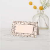 Bohemische Jungle-Hochzeitskarten Platzkarte (Vorderseite)